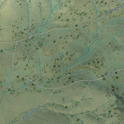 Close-up of the map of Wellpinit, Washington print showing street and building detail
