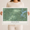 Map of Birch Creek, Wisconsin, 12 x 18 inch unframed archival matte print