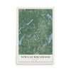 Map of the Town of Birchwood, Wisconsin, 12 x 18 inch unframed archival matte print