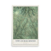 Map of the Town of Blue Mounds, Wisconsin, 12 x 18 inch unframed archival matte print