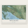 Brice Prairie, Wisconsin map print, the full design