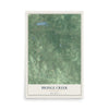 Map of Bridge Creek, Wisconsin, 12 x 18 inch unframed archival matte print