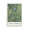 Map of the Town of Burlington, Wisconsin, 12 x 18 inch unframed archival matte print