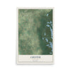 Map of Chester, Wisconsin, 12 x 18 inch unframed archival matte print