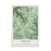 Map of Christiana, Vernon County, Wisconsin, 12 x 18 inch unframed archival matte print