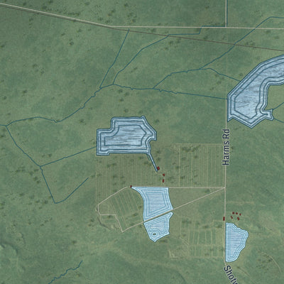 Second close-up of the map of City Point, Wisconsin print showing more streets and buildings