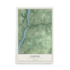 Map of Clifton, Pierce County, Wisconsin, 12 x 18 inch unframed archival matte print