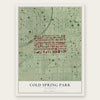 Cold Spring Park, Wisconsin map print, the full design