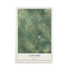 Map of Concord, Wisconsin, 12 x 18 inch unframed archival matte print