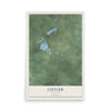 Map of Cutler, Wisconsin, 12 x 18 inch unframed archival matte print