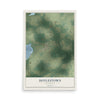 Map of Doylestown, Wisconsin, 12 x 18 inch unframed archival matte print