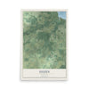 Map of Eileen, Wisconsin, 12 x 18 inch unframed archival matte print