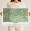 Map of Empire, Wisconsin, 12 x 18 inch unframed archival matte print
