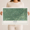 Map of Fence, Wisconsin, 12 x 18 inch unframed archival matte print