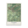 Map of Fitchburg, Wisconsin, 12 x 18 inch unframed archival matte print