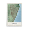 Map of Fox Point, Wisconsin, 12 x 18 inch unframed archival matte print
