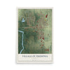 Map of Fredonia, Wisconsin, 12 x 18 inch unframed archival matte print