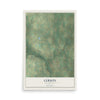 Map of Gibson, Wisconsin, 12 x 18 inch unframed archival matte print