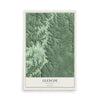 Map of Glencoe, Wisconsin, 12 x 18 inch unframed archival matte print