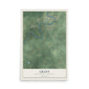 Map of Grant, Rusk County, Wisconsin, 12 x 18 inch unframed archival matte print