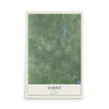 Map of Harris, Wisconsin, 12 x 18 inch unframed archival matte print