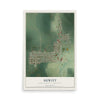 Map of Hewitt, Wood County, Wisconsin, 12 x 18 inch unframed archival matte print