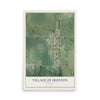 Map of Ironton, Wisconsin, 12 x 18 inch unframed archival matte print