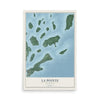 Map of La Pointe, Wisconsin, 12 x 18 inch unframed archival matte print