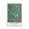 Map of Lac du Flambeau, Wisconsin, 12 x 18 inch unframed archival matte print