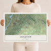 Map of Ledgeview, Wisconsin, 12 x 18 inch unframed archival matte print