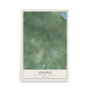 Map of Lincoln, Burnett County, Wisconsin, 12 x 18 inch unframed archival matte print
