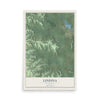 Map of Lindina, Wisconsin, 12 x 18 inch unframed archival matte print