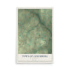 Map of the Town of Luxemburg, Wisconsin, 12 x 18 inch unframed archival matte print