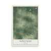 Map of Maple Valley, Wisconsin, 12 x 18 inch unframed archival matte print