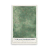 Map of the Town of Marshfield, Wood County, Wisconsin, 12 x 18 inch unframed archival matte print