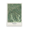 Map of Medary, Wisconsin, 12 x 18 inch unframed archival matte print