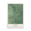 Map of Mentor, Wisconsin, 12 x 18 inch unframed archival matte print