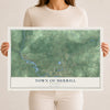 Map of the Town of Merrill, Wisconsin, 12 x 18 inch unframed archival matte print