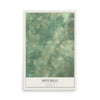 Map of Mitchell, Wisconsin, 12 x 18 inch unframed archival matte print