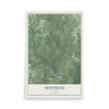 Map of Montrose, Wisconsin, 12 x 18 inch unframed archival matte print