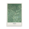 Map of Morse, Wisconsin, 12 x 18 inch unframed archival matte print