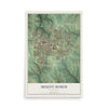 Map of Mount Horeb, Wisconsin, 12 x 18 inch unframed archival matte print