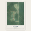 Newald, Wisconsin map print, the full design