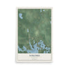 Map of Nokomis, Wisconsin, 12 x 18 inch unframed archival matte print
