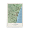 Map of North Bay, Wisconsin, 12 x 18 inch unframed archival matte print