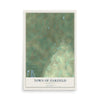 Map of the Town of Oakfield, Wisconsin, 12 x 18 inch unframed archival matte print