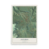 Map of Ontario, Wisconsin, 12 x 18 inch unframed archival matte print