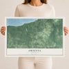 Map of Orienta, Wisconsin, 12 x 18 inch unframed archival matte print