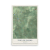 Map of the Town of Oxford, Wisconsin, 12 x 18 inch unframed archival matte print