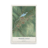 Map of Pigeon Falls, Wisconsin, 12 x 18 inch unframed archival matte print